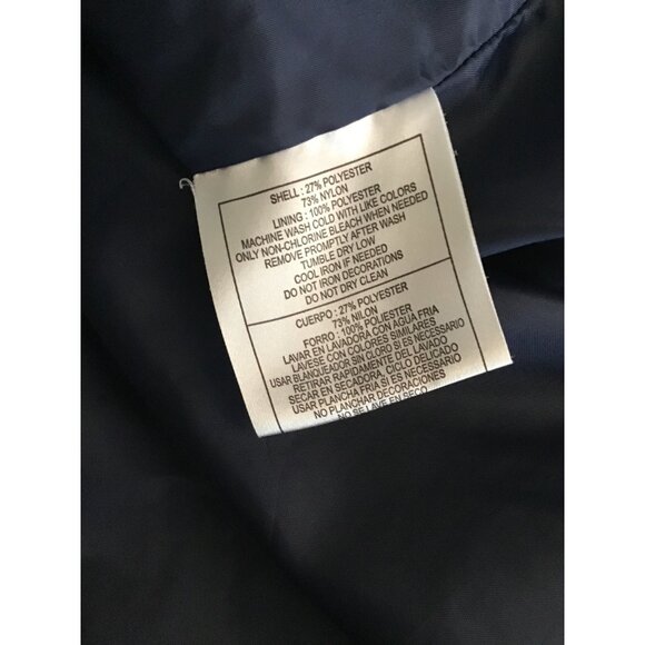 REEBOK- MENS BLUE LIGHT WEIGHT ZIP-UP CLOSURE POCKETS WINDBREAK JACKET SIZE XL - Picture 7 of 7